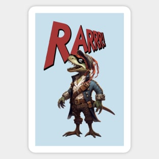 Pirate Dinosaurs say Rarrr! Sticker